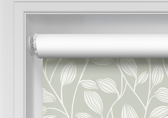 Leaf Motif, Old English Green - Twist&Fit Roller Blind - Image 10